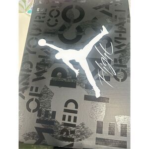 New- Air Jordan 4 Retro Black/White, size 9